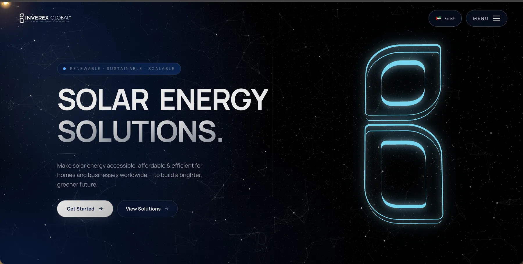 Inverex Global homepage
